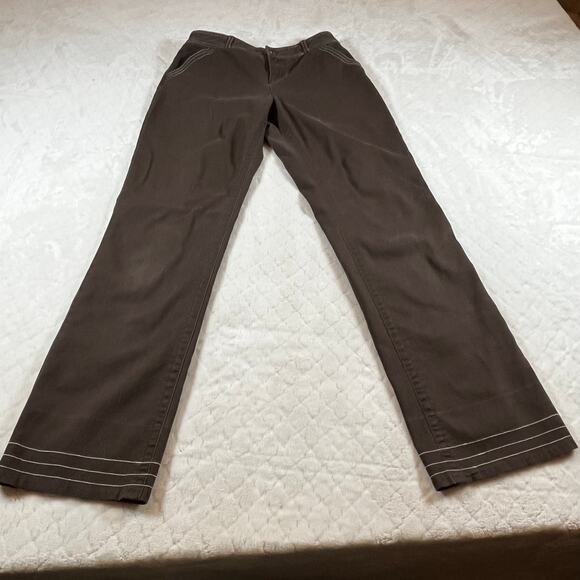 CABELA'S Straight Leg Mid Rise Brown Casual Pants Women's Size 6 - Picture 1 of 7